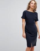 Selected New Smile Pencil Dress - Navy