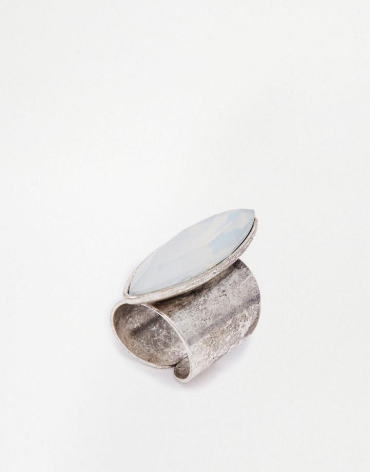 Aldo Sarver Statement Ring - Silver