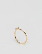 Asos Fine Pinky Ring - Silver