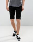 Loyalty And Faith Oldham Ripped Denim Shorts - Black
