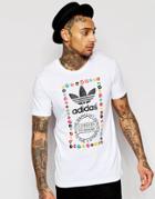 Adidas Originals X Pharrell T-shirt With Daisy Logo Ao3006 - White