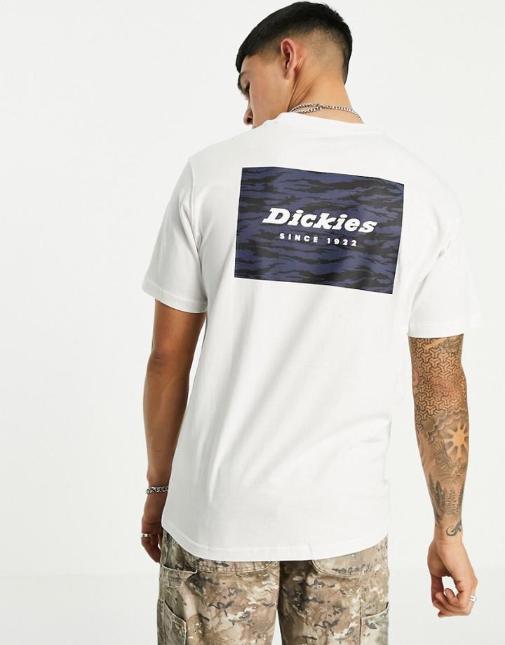 Dickies Animal Box Back Print T-shirt In White