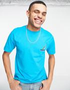 Nautica Competition Dandy Small Logo T-shirt In Aqua Blue