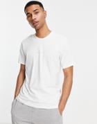 Calvin Klein Logo Loungewear T-shirt In White