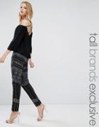 Maya Tall All Over Embellished Legging - Black