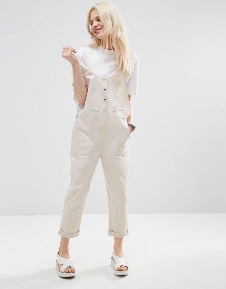 Asos Relaxed Overall - Stone