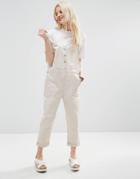 Asos Relaxed Overall - Stone