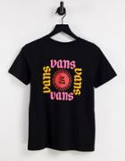 Vans Nomadic Back Print T-shirt In Black