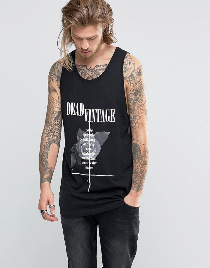 Dead Vintage Destination Vest - Black