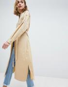 Asos White Oversized Shirt Dress-stone