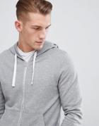 Produkt Basic Zip Through Hoodie - Gray