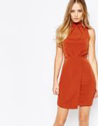 Y.a.s Spice Dress With Wrap Skirt - Spice