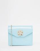 Love Moschino 60s Style Cross Body Bag With Flower Clasp - 0