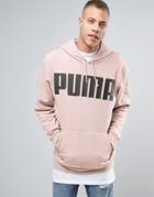 Puma Hoodie In Pink - Pink