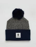 Element Beanie Dusk With Bobble - Gray