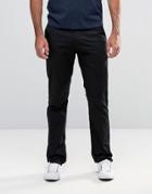 Farah Pant In Stretch Hopsack Slim Fit Black - Black