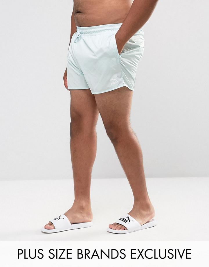 Puma Plus Retro Swim Shorts In Blue Exclusive To Asos 57659603 - Blue