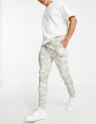 Avant Garde Gym Set Spartan Sweatpants In Light Camo-grey