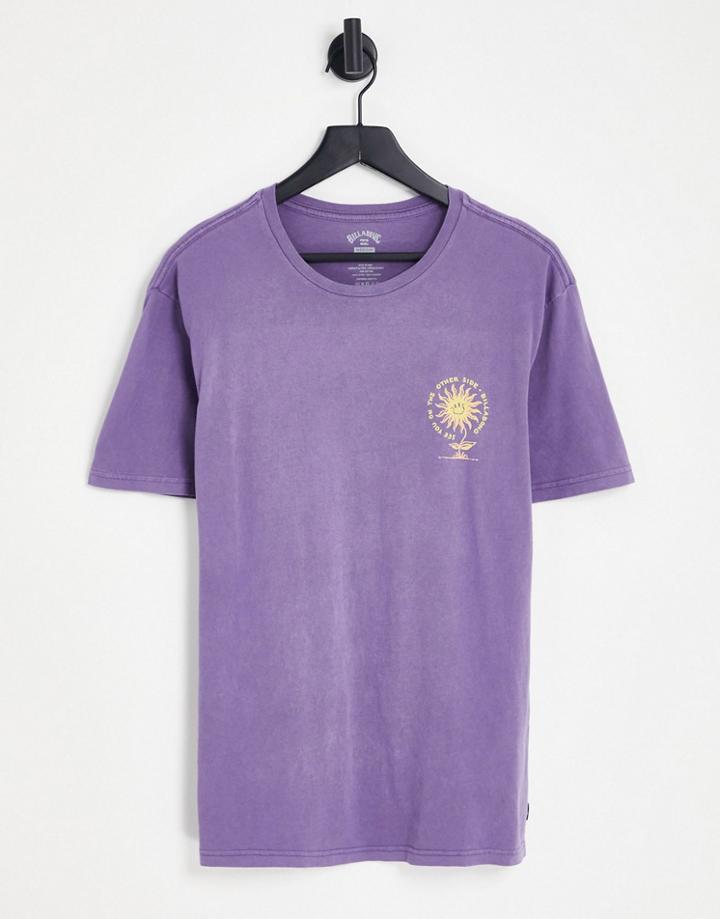 Billabong Sunflower T-shirt In Purple