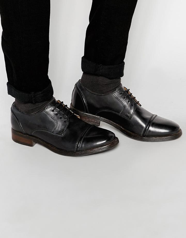 Base London Dales Derby Shoes - Black