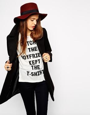 Asos Matador Felt Hat - Burgundy