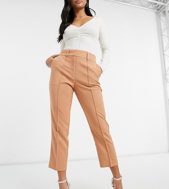 Asos Design Petite Tailored Smart Mix & Match Cigarette Suit Pants In Blush-pink