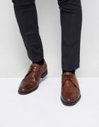 Jack & Jones Premium Leather Derby Shoes - Brown