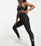 The North Face High Waisted Leggings In Black Exclusive To Asos