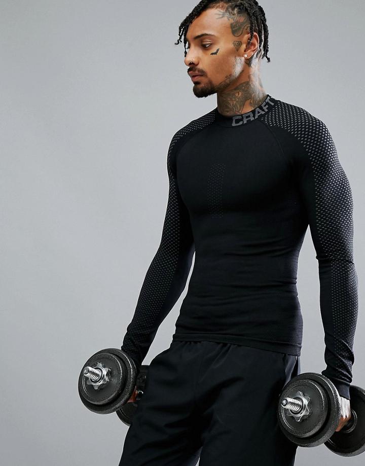 Craft Sportswear Warm Intensity Long Sleeve Top In Black 1905350-999985 - Black