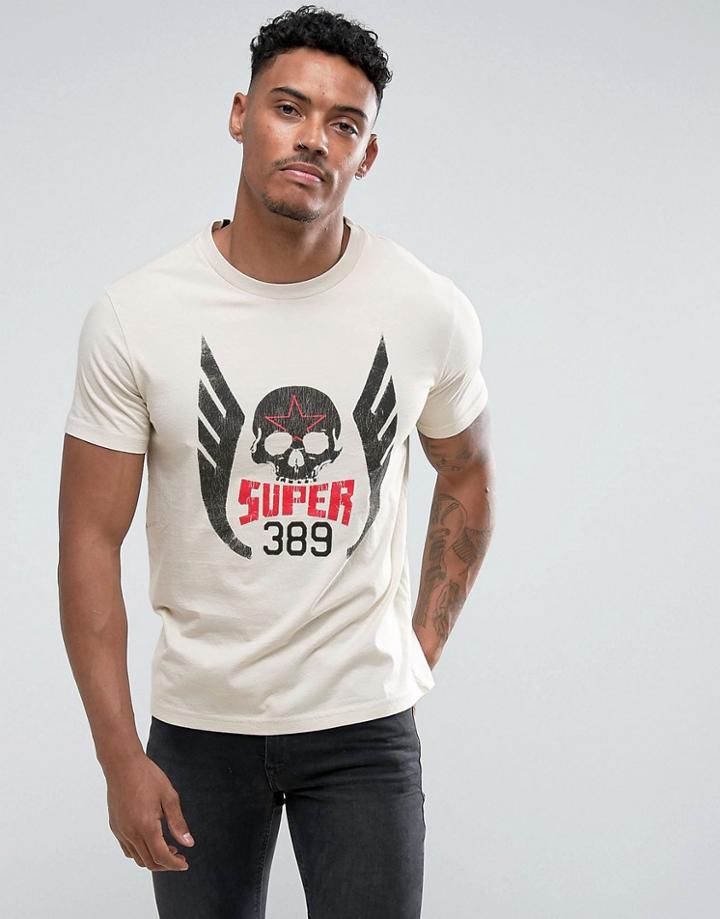 Replay Super Skull T-shirt - White