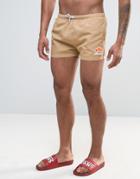Ellesse Swim Shorts In Brown - Brown