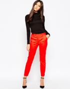 Vero Moda Straight Leg Pant - Red