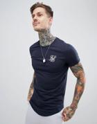 Siksilk Short Sleeve T-shirt In Navy - Navy