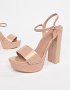 Aldo Platform Heeled Sandals - Pink