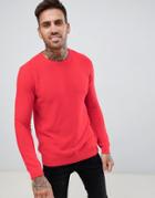 Pull & Bear Sweater In Red - Red