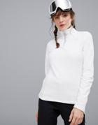 Protest Mutey 1/4 Zip Fleece In White