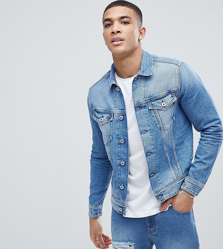 Replay Lightwash Denim Jacket - Blue
