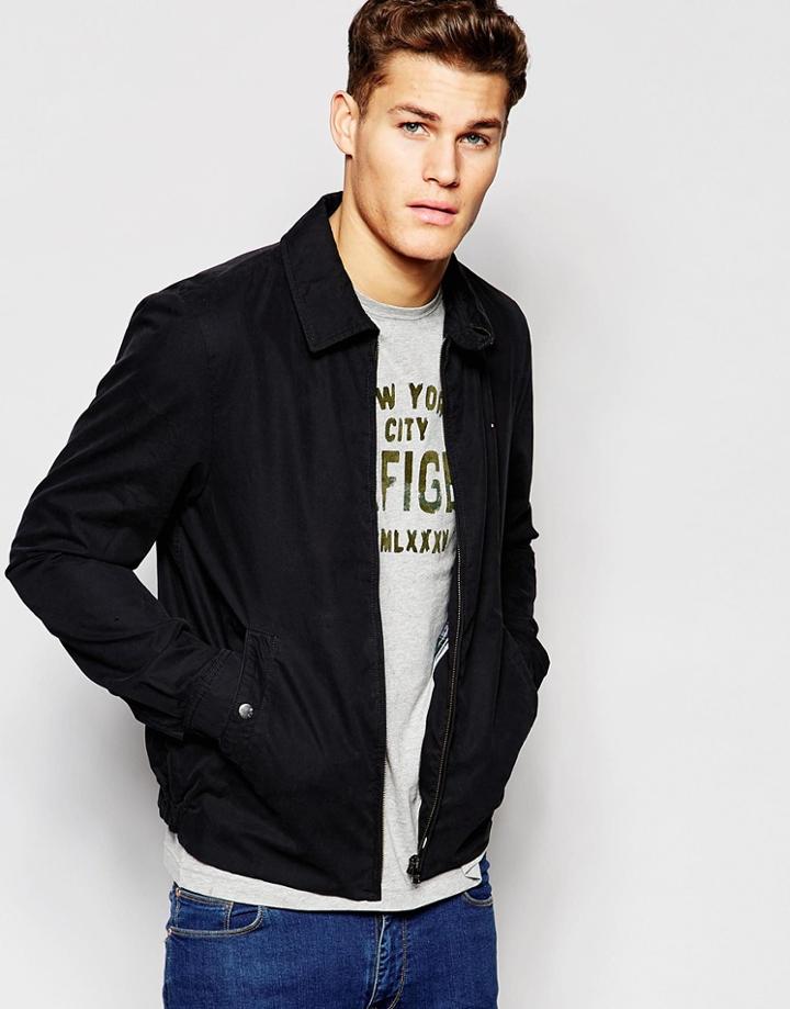 Tommy Hilfiger Harrington Jacket In Black - Black