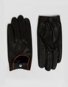 Barneys Driving Gloves In Black - Black