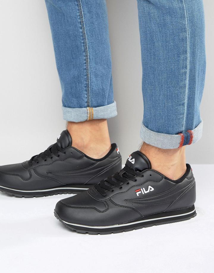 Fila Vintage Orbit Low Sneakers - Black