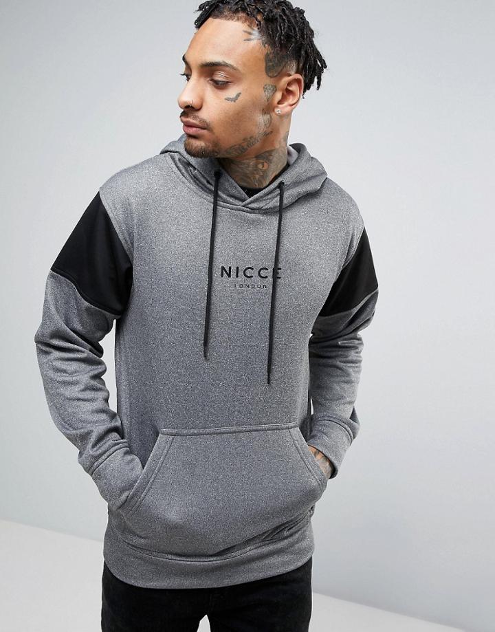Nicce London Polytech Hoodie In Gray - Gray