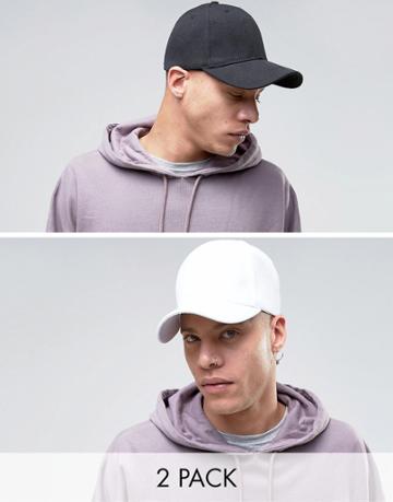 Gregorys 2 Pack Caps Black/white - Multi