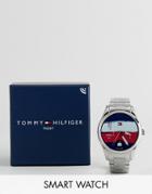 Tommy Hilfiger 1791405 Hybrid Bracelet Smart Watch In Silver - Silver