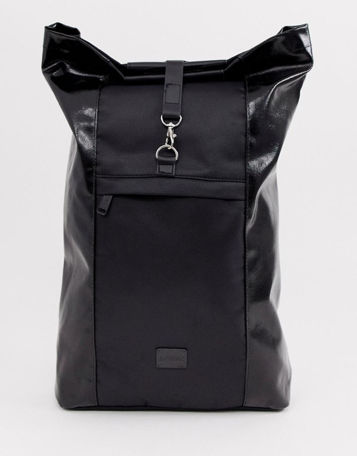 Spiral North Backpack In Black - Black