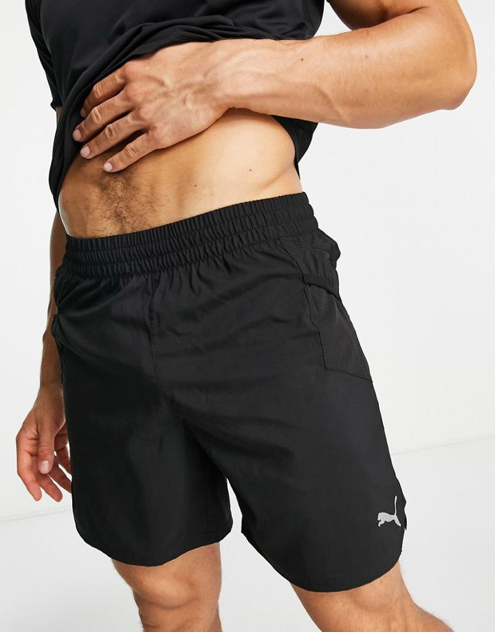 Puma Running 7 Inch Shorts In Black