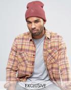 Puma Archive No 1 Beanie In Burgundy Exclusive To Asos 02142802 - Red