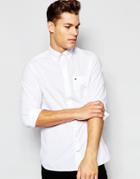 Tommy Hilfiger Poplin Shirt In White - White