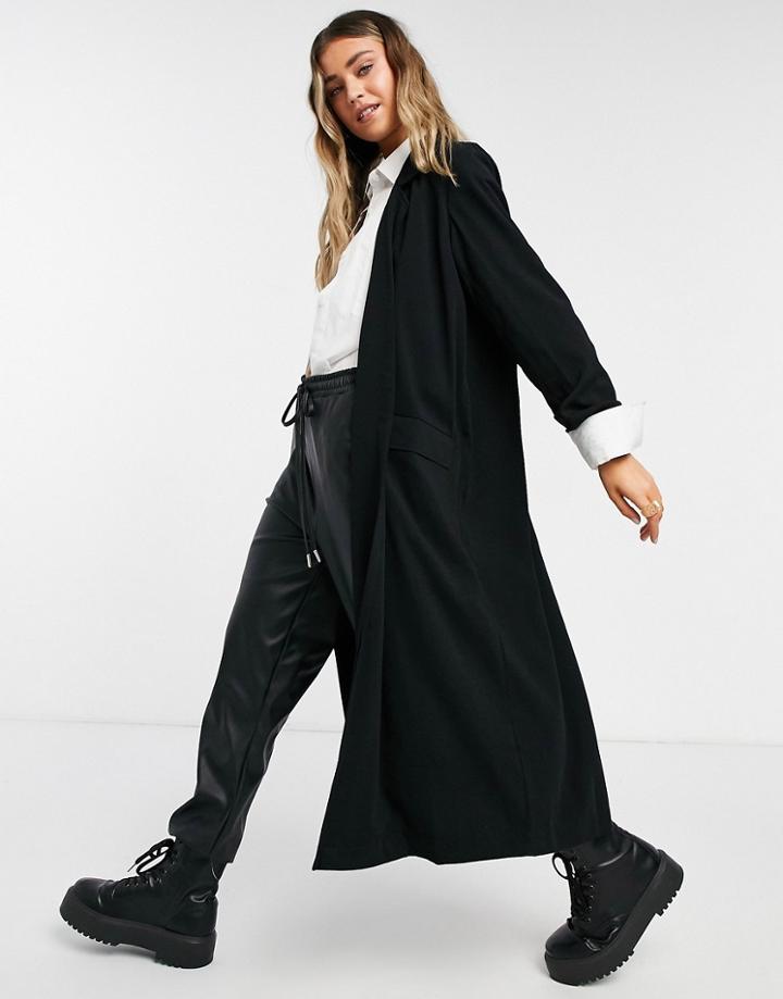 Asos Design Soft Duster In Black