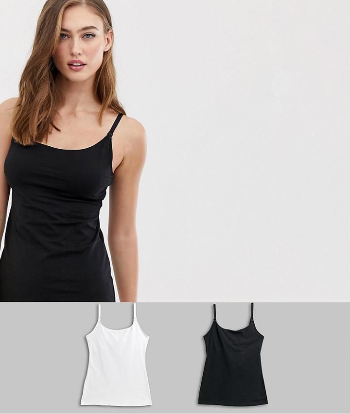 Lindex Cotton Nursing 2 Pack Camisole - Multi
