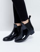 Asos Design Game Chelsea Rain Boots - Black
